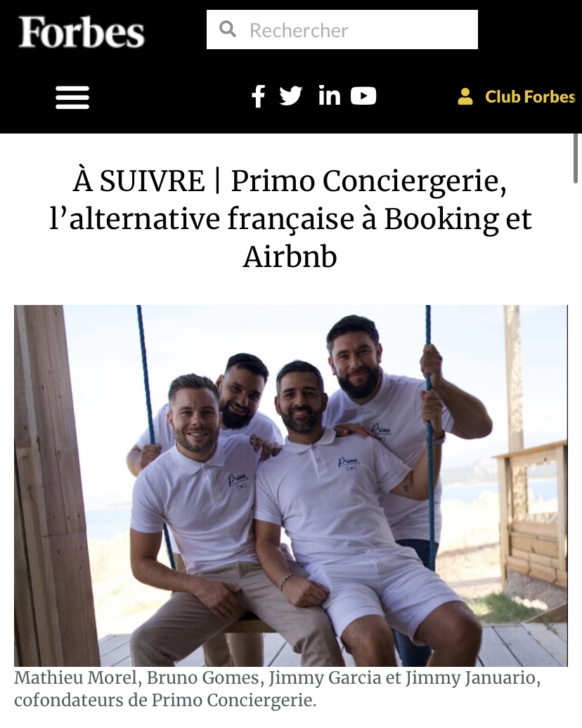 𝐔𝐧𝐞 𝐍𝐨𝐮𝐯𝐞𝐥𝐥𝐞 𝐄́𝐭𝐚𝐩𝐞 𝐩𝐨𝐮𝐫 Primo Conciergerie